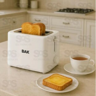 Torradeira Elétrica 650W 127V Bak BK-TRDE-127
