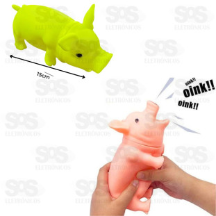 Porquinho Mordedor Para Pet Com Apito WWJ13