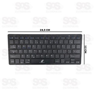 Teclado Slim Sem Fio Bluetooth X-Cell XC-TEC-04