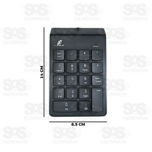 Teclado Numérico Cabo USB X-Cell XC-TN-01