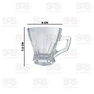 Conjunto Xícara De Café 145ML 6 Peças DSZB240
