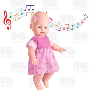 Boneca Yukinha Musical 3 Cantigas Nova Toys 1059