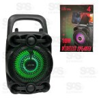 Caixa De Som Bluetooth Recarregável Com LED 10W KTS-1196