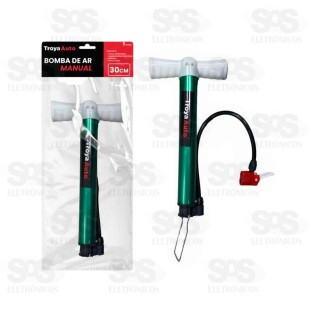 Bomba De Ar Manual Com Mangueira 30CM TRY-0049