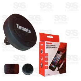 Suporte de Celular Saida de Ar Magnetico Universal Tomate MTG-009