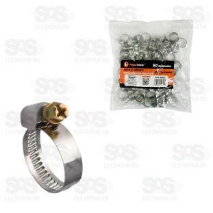 Abraçadeira Metálica 8x12MM 50 Unidades TroyaTools TRY-0097