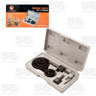 Jogo De Serra Copos 11 Peças TroyaTools TRY-0162
