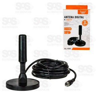Antena Digital HDTV Cabo De 3 Metros Altomex AL-1003