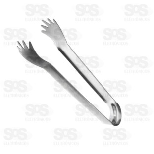 Pegador de Gelo 18,5cm Aço Inox Top Útil TOP1080