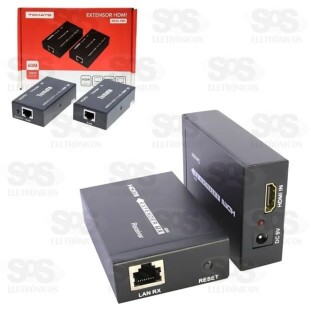 Extensor De Cabo Hdmi Até 60 Metros Tomate MHD-1101