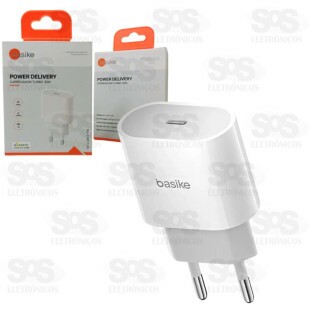 Fonte De Parede 30W USB-C Basike BA- CAR112A
