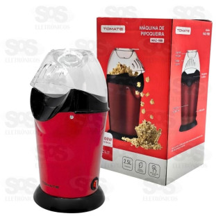 Pipoqueira Elétrica 110V Capacidade de 2,5 Litros 1100W Tomate MAZ-118A 