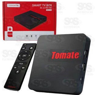 Smart TV BOX 4K Ultra HD Android 2GB RAM 16GB HD Tomate MCD-121