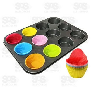 Forma Antiaderente Para 12 Cupcake B-Max BM-F1332