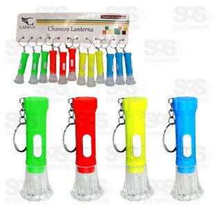 Kit Chaveiro Lanterna De LED 12 Unidades Caerus CRS-1427