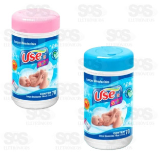 Lenço Umedecido Use It Pote com 70 unidades
