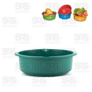 Bacia Canelada Color 20CM 1,6L Cores Varias Plasmarc 165