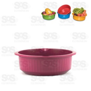 Bacia Canelada Color 30,5CM 4,8L Cores Varias Plasmac 167