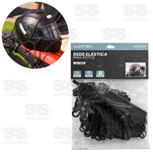 Elástico Rede 35x35cm Cores Sortidas Luatek LWJ-1959