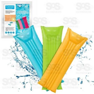 Boia Inflável Colchão 180CM Cores Variadas Caerus CRS-1969