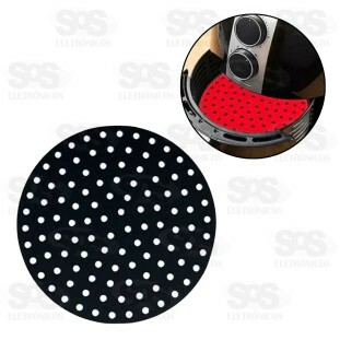 Tapete Protetor De Silicone Para Air Fryer 22,5CM TOP1030