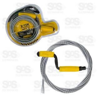 Desentupidor de Tubulação Fio de Aço 3 Metros BT-443