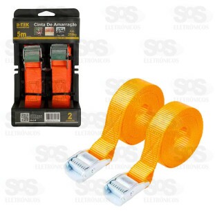 Kit 2 Cintas Para Amarração 5 Metros BT-383