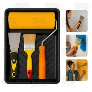 Kit Pintura de Parede 4 Peças B-Tek BT-560