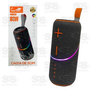 Caixa De Som 80W Resistente À Água Eletromex EL-1128