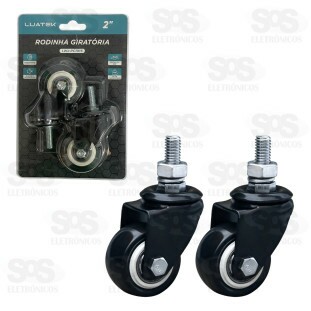 Rodízio Giratório 2 Peças Luatek LWJ-PC1916