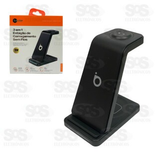 Carregador Magnético Sem Fio 3 Em 1 Basike BA-WXC012