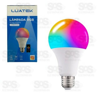 Lâmpada Inteligente LED Colorida 12W Luatek LK-RGB-TX12W