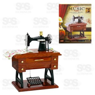 Caixinha de Música Máquina de Costura Retrô 3373