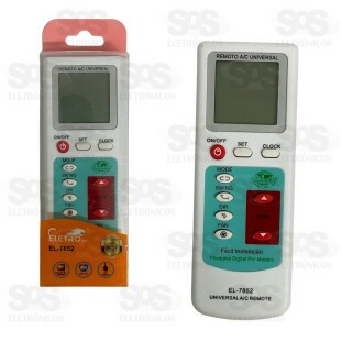 Controle Remoto Para Ar Condicionado Eletromex EL-7852