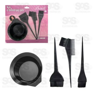 Kit Para Pintar Cabelo 4 Peças Hai Brasil AIH1151
