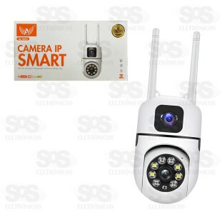 Câmera Dupla de Segurança Inteligente Wi-Fi Altomex AL-S822