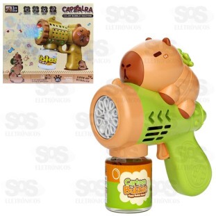  Metralhabolha de Sabão A Pilha Com Iluminação Capivara PPJ-30 PPJ-40