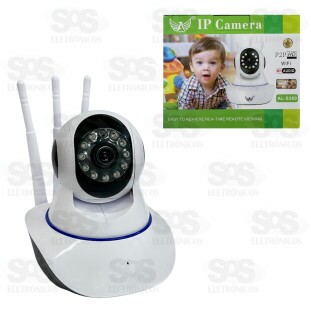 Câmera De Segurança Inteligente WiFi 3 Antenas Altomex AL-S380