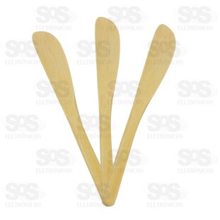 Espátula De Bambu 3 Peças Top Útil TOP2170