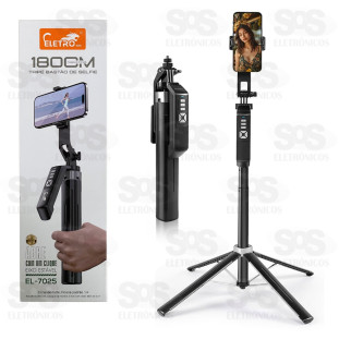 Tripé Estabilizador Com Controle 180CM Eletromex EL-7025