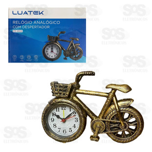 Relógio De Mesa Design Bicicleta Luatek ZB-4028