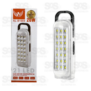 Luminária de Emergência 21 LEDS Altomex AL-B1669