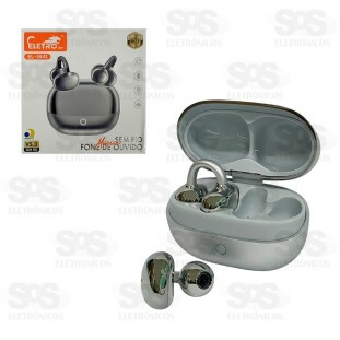 Fone De Ouvido Sem Fio Condução Óssea Eletromex EL-1641