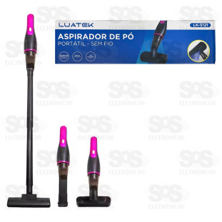 Aspirador de Pó Portátil Sem Fio Luatek LK-5121