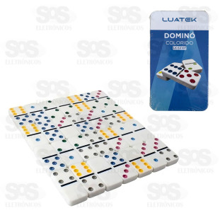 Dominó Peças Coloridas Luatek LK-5010F
