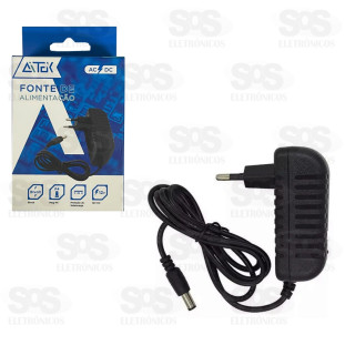 Fonte Bivolt 12V/2A Plug P4 Aitek F212