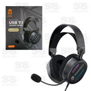 Fone Headset Gamer Com LED Kaidi KD-G32