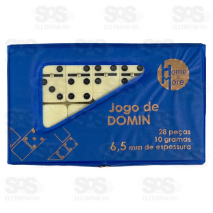 Dominó Clássico 28 Peças Lisas HM-142
