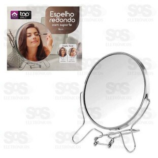 Espelho de Aumento Dupla Face Top Útil TOP1500