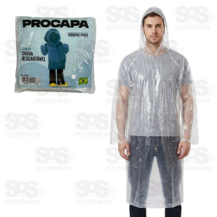 Capa de Chuva Transparente Descartável GC-008